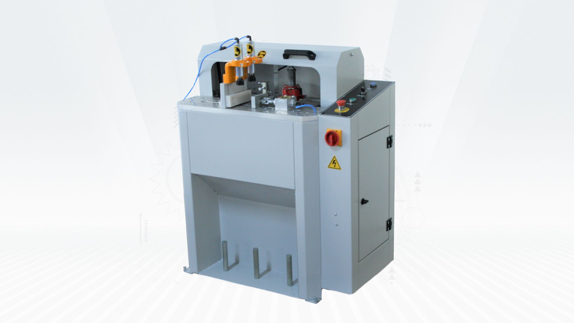 FRESADORAS DE PVC - Taming End Milling Machine Alum. - PVC Profile Taming Machine For 120mm