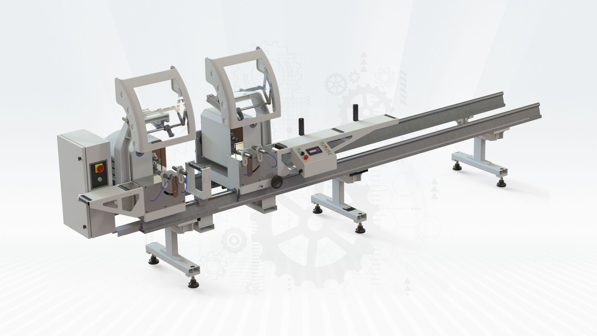 MQUINAS DE CORTE DE ALUMINIO - DOUBLE HEAD CUTTING MACHINE